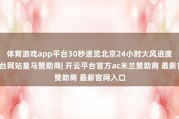 体育游戏app平台30秒速览北京24小时大风进度-开云平台网站皇马赞助商| 开云平台官方ac米兰赞助商 最新官网入口